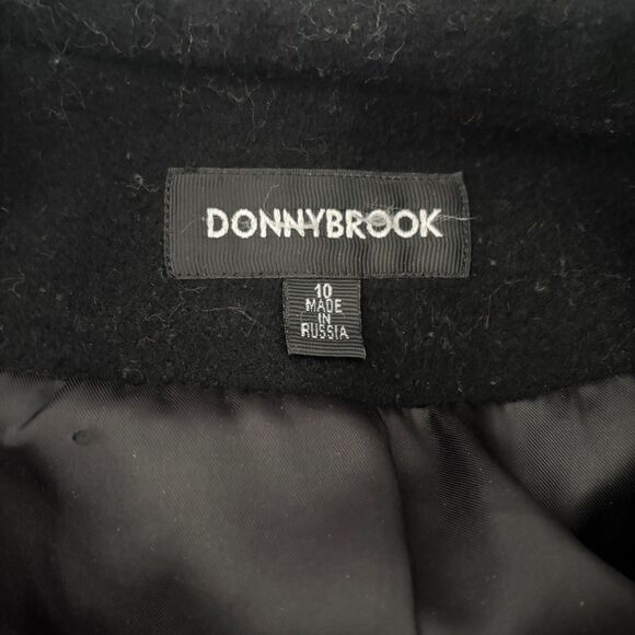 Donnybrook Womens Wool Trench Coat Size 10 Vintage Old Money Clean Girl - Picture 3 of 7